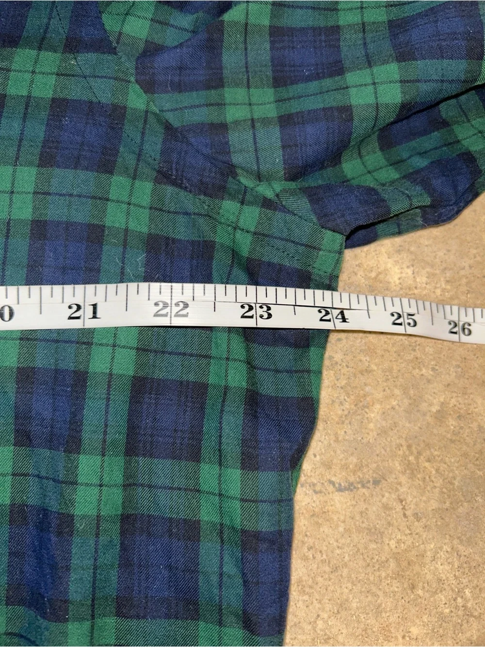 Polo Ralph Lauren Shirt - green/blue plaid 100% cotton long sleeve button up